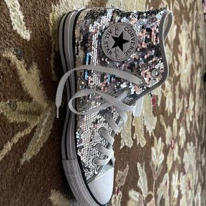 Sequin Converse Sneaker. Worn 3 times.